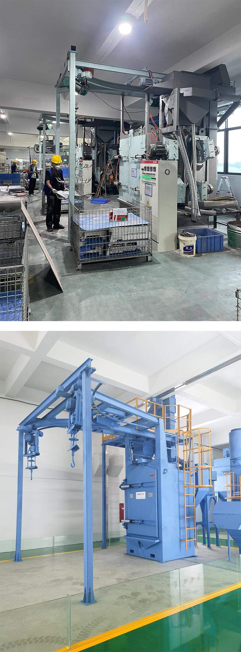 鑫百通吊钩式抛丸机设备详情介绍图片