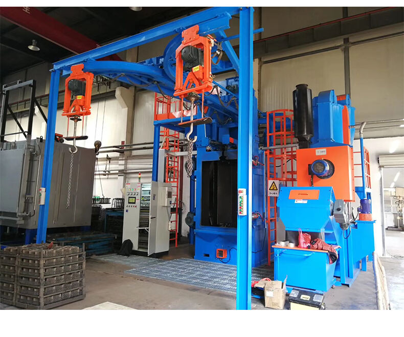 鑫百通吊钩式抛丸机设备详情介绍图片