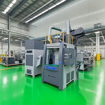 鑫百通XBT1315-8A提升智能转盘式自动喷砂机