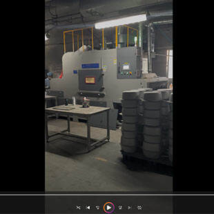 泰州客户案例：电饭煲内胆清理喷砂机视频效果