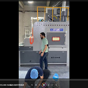 迪拜客户案例：笔记本电脑外壳自动喷砂机工作视频