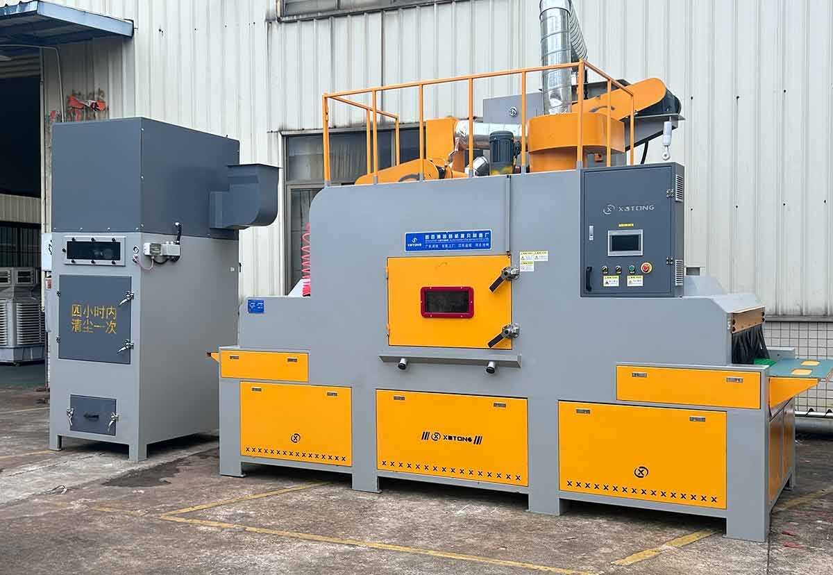 鑫百通XBT1200-16智能输送式自动喷砂机设备图片