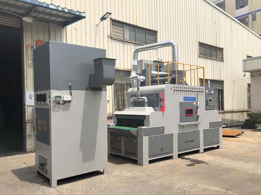 鑫百通输送式自动喷砂机