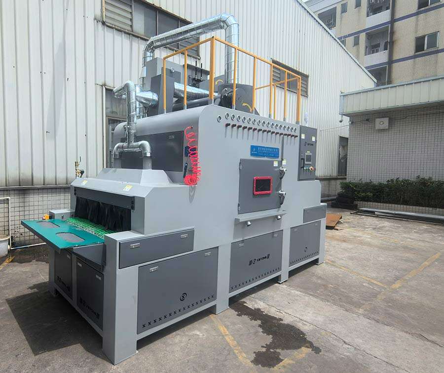 鑫百通品牌输送式自动喷砂机